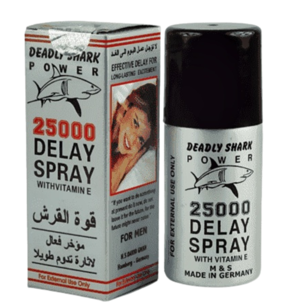 Deadly Shark Power 25000 Men Delay Spray thumbnail 3