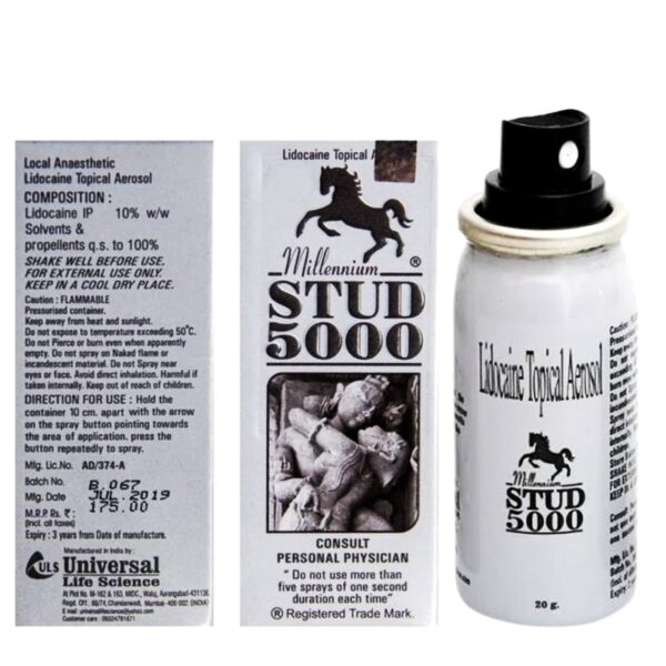 Super stud 5000 delay spray for men