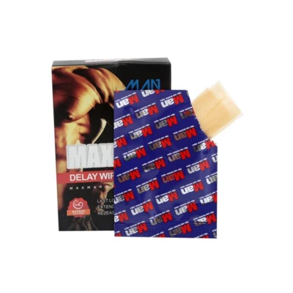Max man Delay Wipes for Men