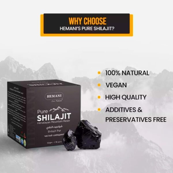 100% Pure Shilajeet Himalayan Mountain Hemani Resin thumbnail 3