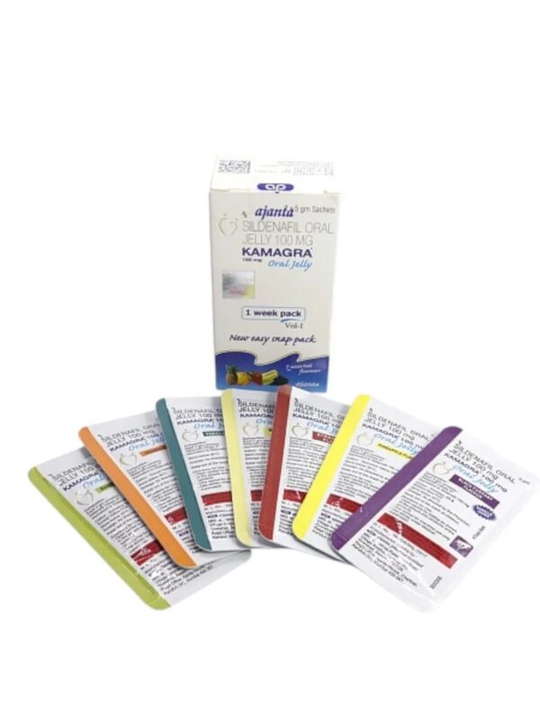 Ajanta Sildenafil Oral Jelly Kamagra 1 Week Pack