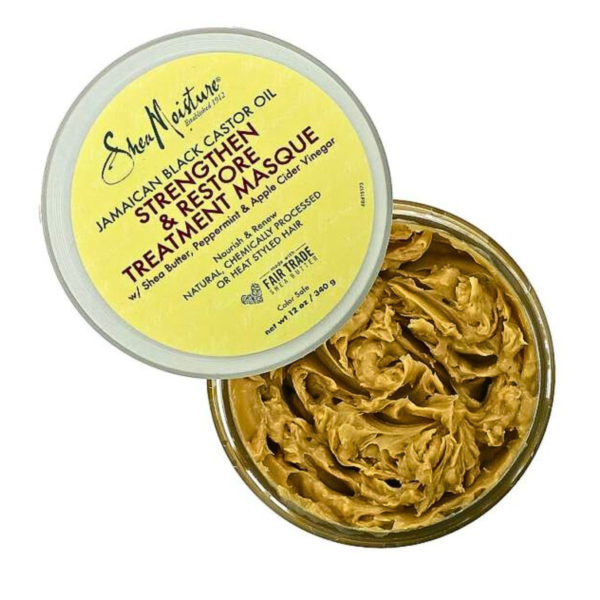Shea Moisture Jamaican Strengthen and Restore Hair Treatment Masque thumbnail 2