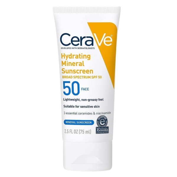Cerave Hydrating Mineral Sunscreen SPF 50 thumbnail 2
