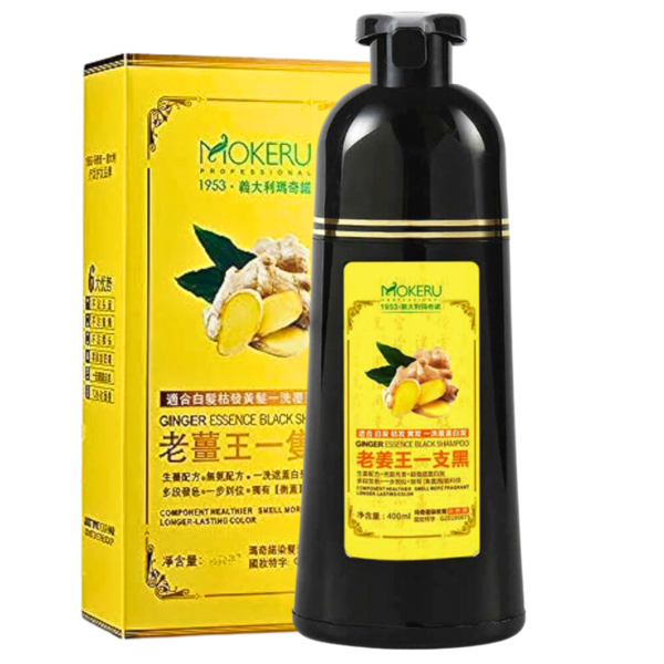 Mokeru Professional Black Hair Dye Shampoo thumbnail 2