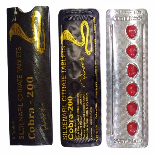 Black Cobra Tablets 200mg thumbnail 2