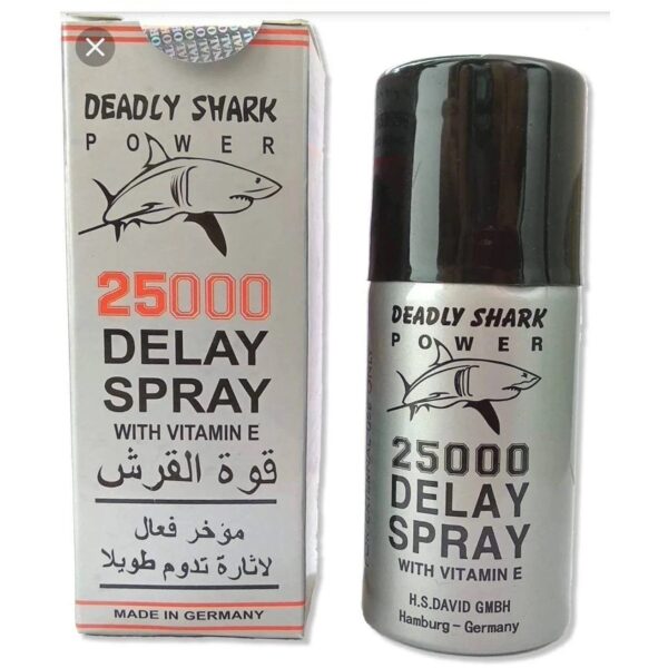 Shaark Power 25000 Delay Spray with Vitamin E