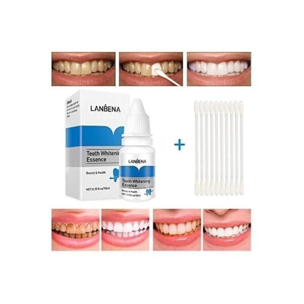 Lanbena Teeth Whitening Serum, Removes Stains and Plaque, Essence Liquid for Oral Hygiene thumbnail 2