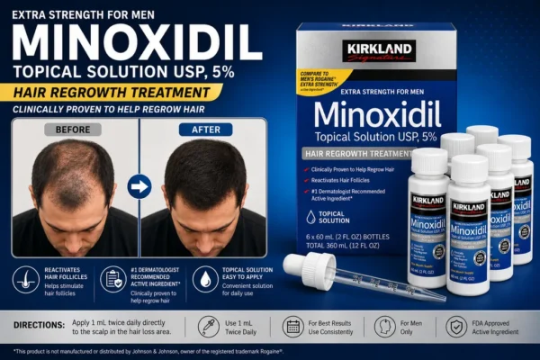 Kirkland Minoxidil Hair Regrowth Treatment