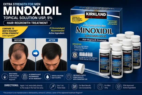 Kirkland Minoxidil Extra Strength For Men