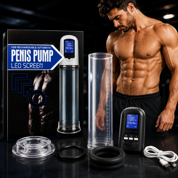 Pen!s Pump LED Screen For Men