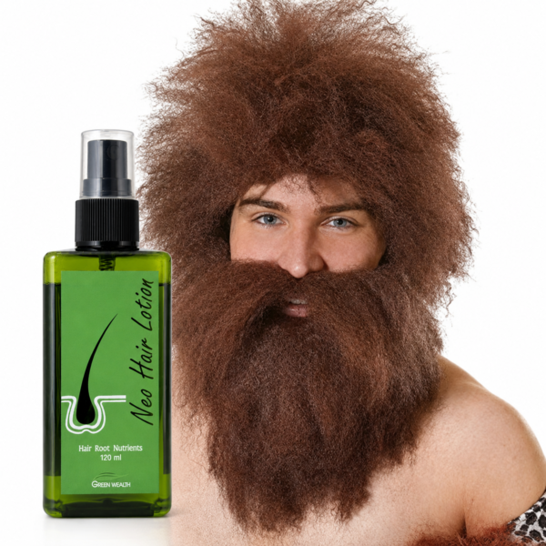 Neo Hair Lotion Green Wealth With Derma Rollar