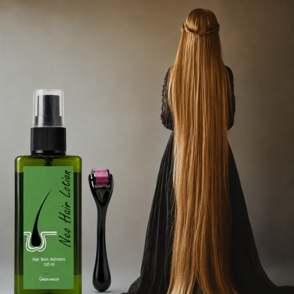 Neo Hair Lotion With Derma Rollar