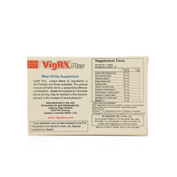 VigRX Plus Enhancement Penis For Male Tablets thumbnail 2