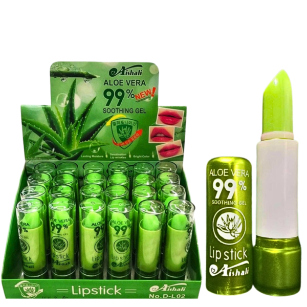 Aishali Aleo Vera Soothing Lipstick | 24 Pieces