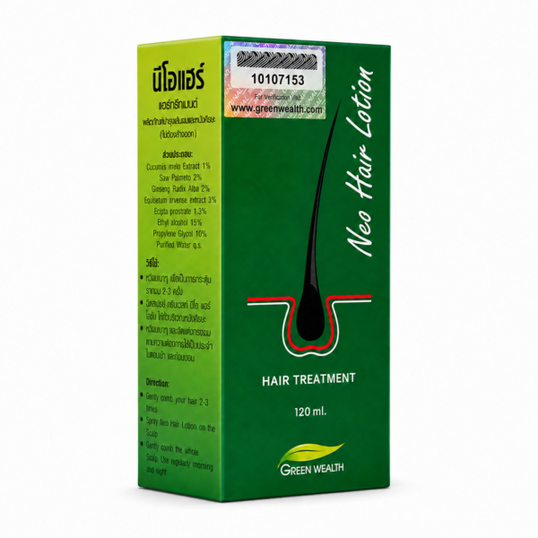 Neo Hair Lotion Green Wealth Free Derma Rollar thumbnail 3