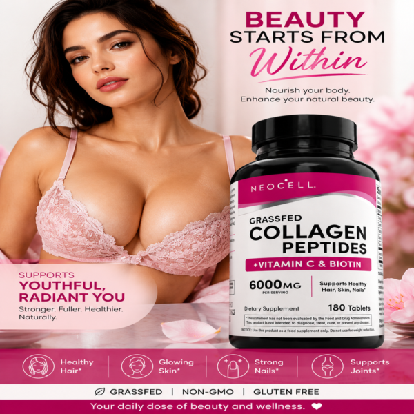 NeoCell Grass-Fed Collagen Peptides + Vitamin C & Biotin