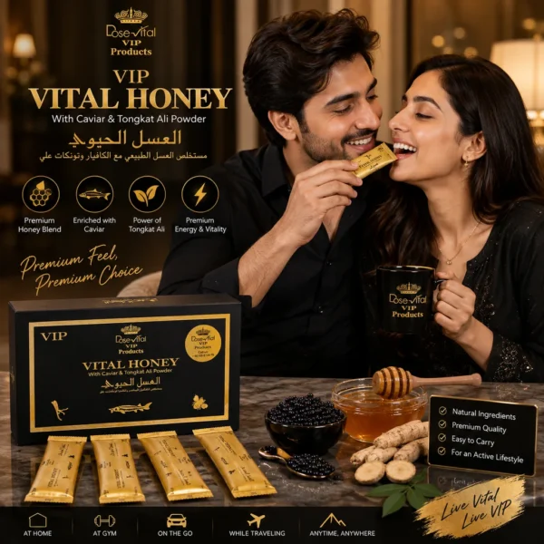 VIP Vital Honey With Caviar & Tongkat Ali Powder