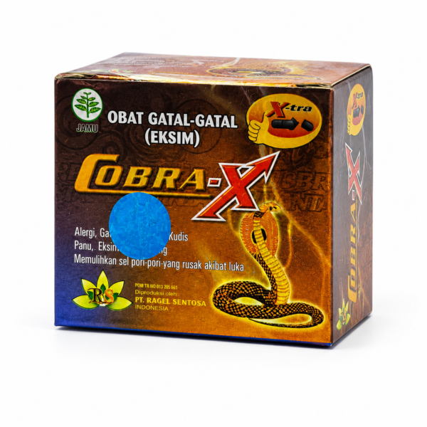 Cobra-X Jamu Herbal Capsules for Skin Itch & Allergy thumbnail 2