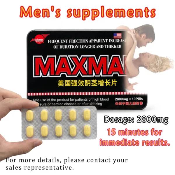Maxman 2800mg Male Enhancement Pills