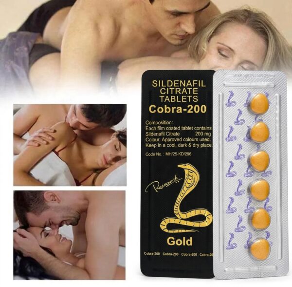 Cobra 200mg Red Tablets for Men