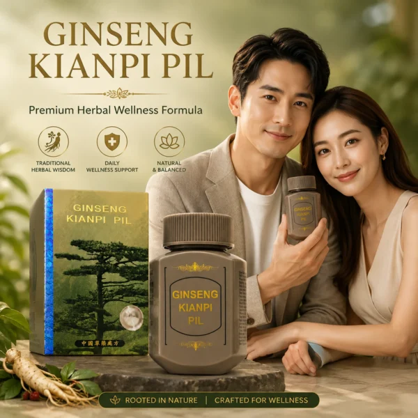 Ginseng Kianpi grey Pil Herbal Supplement